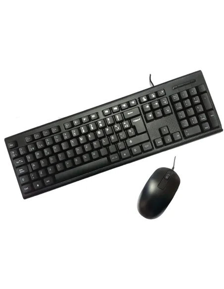 CoolBox PCC-KTR-001 Kit de Teclado y Ratón Negro