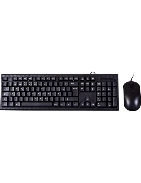 CoolBox PCC-KTR-001 Kit de Teclado y Ratón Negro