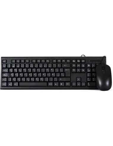 CoolBox PCC-KTR-001 Kit de Teclado y Ratón Negro