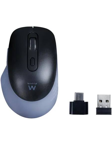 Ewent EW3243 Ratón Inalámbrico USB-A Negro