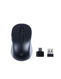 Ewent EW3204 Ratón Inalámbrico USB-A Negro-FTRRIN0549