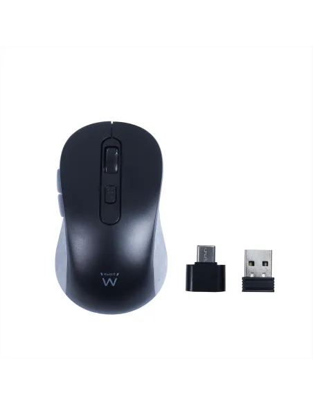 Ewent EW3204 Ratón Inalámbrico USB-A Negro