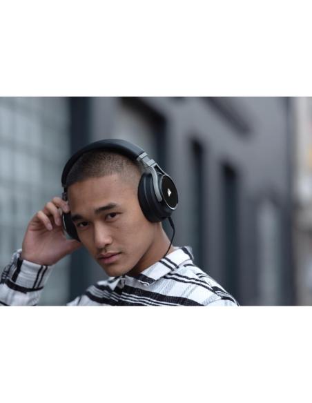 Corsair Virtuoso RGB Wireless Auriculares Gaming 7.1 Inalámbricos Carbón