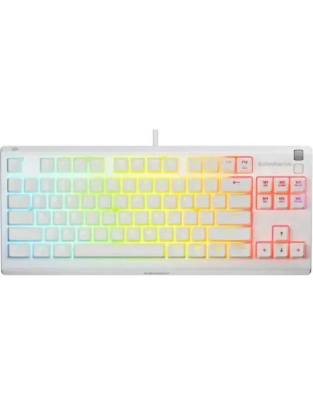 SteelSeries Apex 3 TKL Teclado Gaming RGB Blanco USA