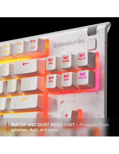 SteelSeries Apex 3 TKL Teclado Gaming RGB Blanco USA
