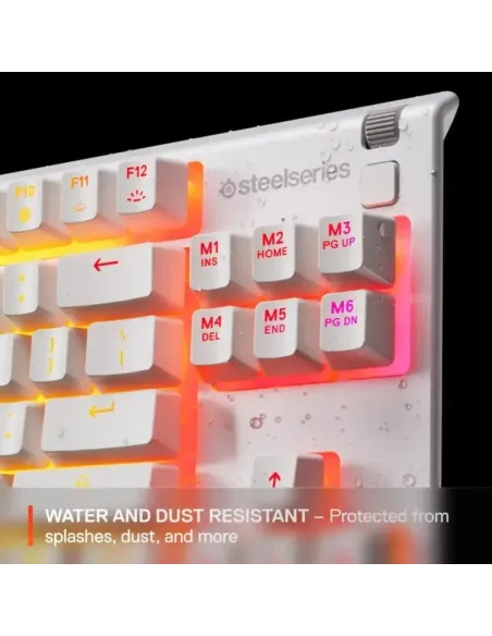 SteelSeries Apex 3 TKL Teclado Gaming RGB Blanco USA