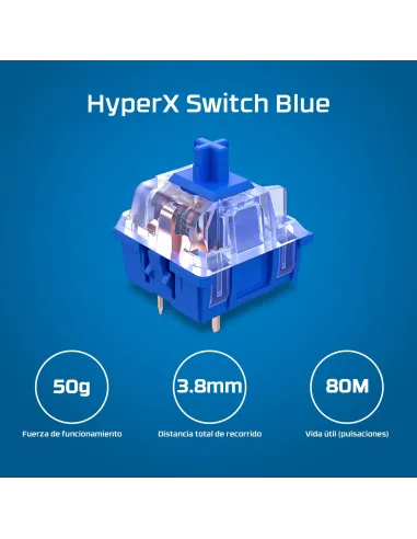 HyperX Alloy Origins PBT HX 639N3AA Teclado Gaming RGB Negro