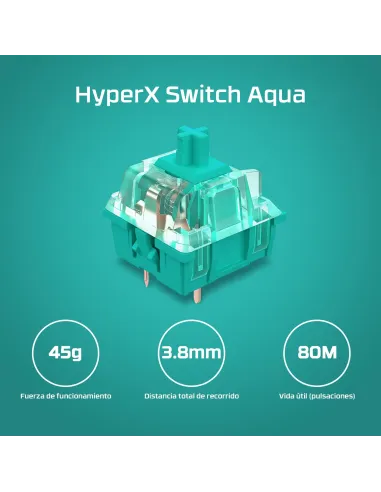 HyperX Alloy Origins PBT HX 639N3AA Teclado Gaming RGB Negro