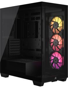 Corsair iCUE LINK 3500X RGB Semi Torre ATX Cristal Templado USB-C Negra-81281