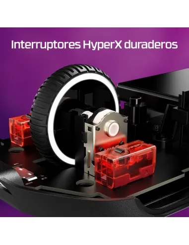 HyperX Pulsefire Haste 2 6N0A9AA Ratón Gaming Inalámbrico Blanco