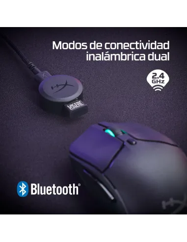 HyperX Pulsefire Haste 2 6N0A9AA Ratón Gaming Inalámbrico Blanco