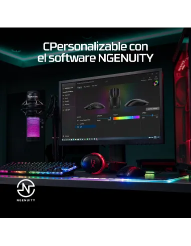 HyperX Pulsefire Haste 2 6N0A9AA Ratón Gaming Inalámbrico Blanco