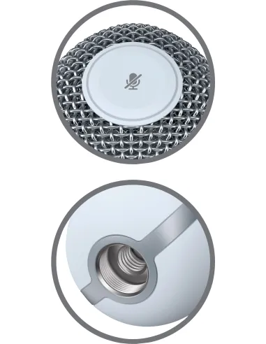 HyperX SoloCast 519T2AA Micrófono USB Blanco