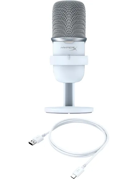 HyperX SoloCast 519T2AA Micrófono USB Blanco