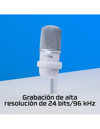 HyperX SoloCast 519T2AA Micrófono USB Blanco