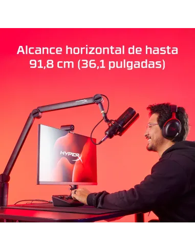 HyperX Caster 786H6AA Soporte para Micrófono Negro