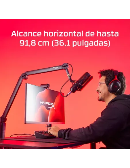 HyperX Caster 786H6AA Soporte para Micrófono Negro