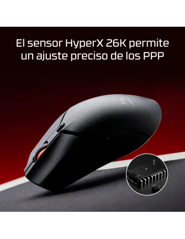 HyperX Pulsefire Haste 2 Mini 7D388AA Ratón Gaming Inalámbrico Negro