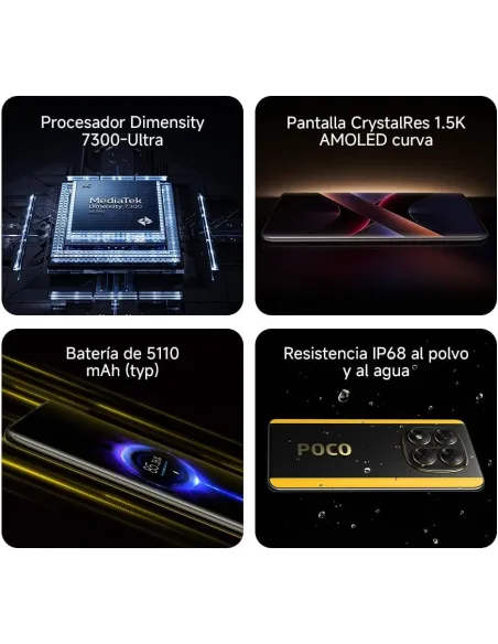 Xiaomi POCO X7 5G 12/512GB Negro