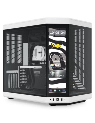 Hyte Y70 Touch Infinite Negra y Blanca con Pantalla Táctil USB 3.2