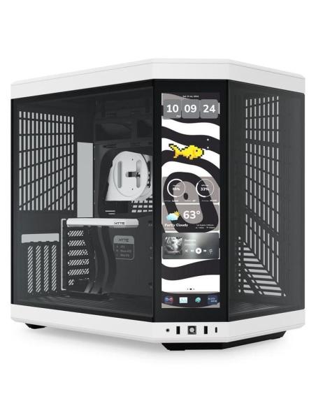 Hyte Y70 Touch Infinite Negra y Blanca con Pantalla Táctil USB 3.2