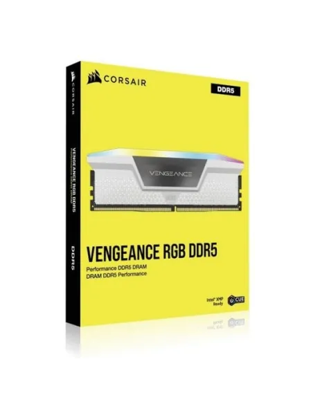 Corsair Vengeance RGB CMH32GX5M2B6400Z36W DDR5 6400MHz 32GB (2x16GB) CL36 Intel XMP 3.0 Blanca