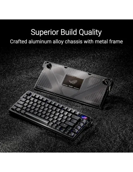 Asus ROG Azoth Extreme 90MP03MA-BKUA01 Teclado Gaming Mecánico Inalámbrico RGB Switch ROG NX Negro Teclado Inglés