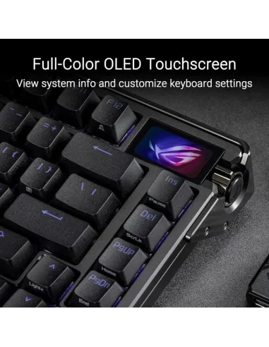 Asus ROG Azoth Extreme 90MP03MA-BKUA01 Teclado Gaming Mecánico Inalámbrico RGB Switch ROG NX Negro Teclado Inglés