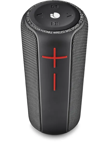 NGS Roller Nitro 2 Black Altavoz Portátil Bluetooth Negro