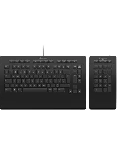 3Dconnexion Keyboard Pro with Numpad Teclado Negro-1398221