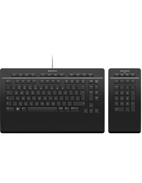 3Dconnexion Keyboard Pro with Numpad Teclado Negro