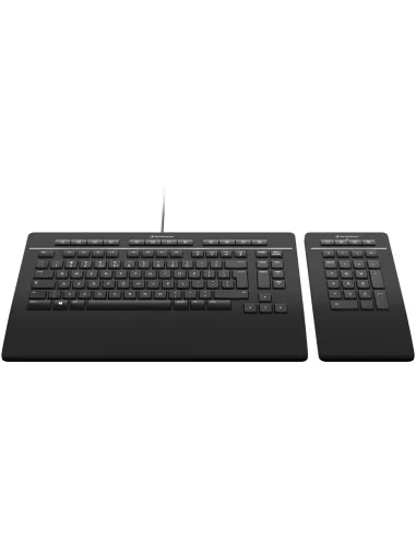 3Dconnexion Keyboard Pro with Numpad Teclado Negro