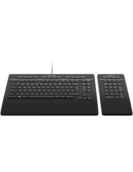 3Dconnexion Keyboard Pro with Numpad Teclado Negro