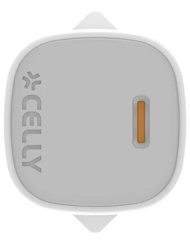Celly Gan UPTC1USBC20WWH Cargador 20W Blanco