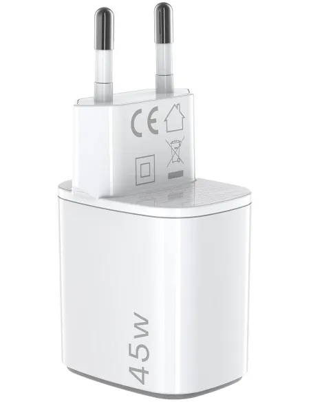 Celly Gan UPTC2USBC45WWH Cargador  45w Blanco
