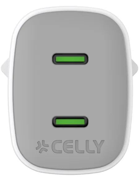 Celly Gan UPTC2USBC45WWH Cargador  45w Blanco