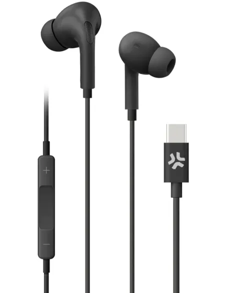 Celly UP1200TYPECBK Auriculares Usb-C Negro