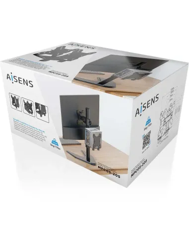 Aisens MPC05-205 Soporte para CPU Máx. 5KG Negro