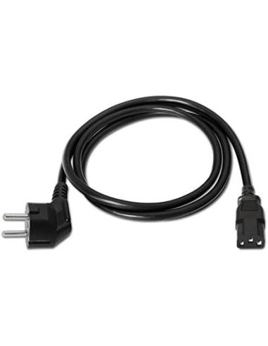 Nanocable 10.22.0102 Cable de Alimentación C13 Hembra a CEE7 Schuko Macho 1.5m