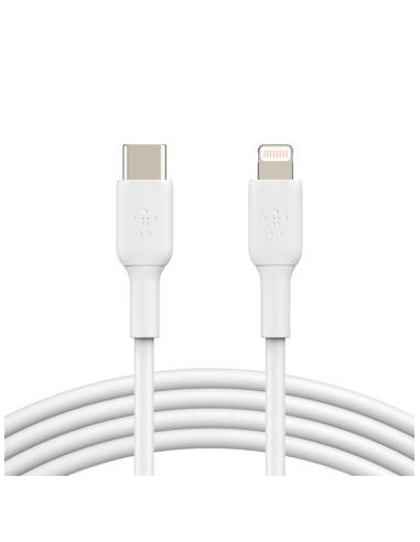 Belkin Boost Charge Cable USB-C a Lightning con Certificación MFI 1m Blanco
