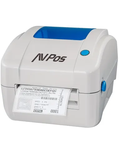 AVPos AVP-E49 Impresora de Etiquetas USB Blanca