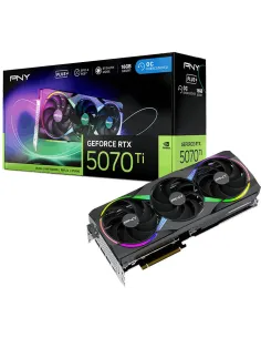 PNY GeForce RTX 5070 Ti EPIC-X RGB OC Triple Fan Plus 16GB GDDR7 Reflex 2 RTX AI DLSS4