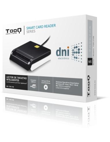 TooQ TQR-210B Lector de DNI-e USB-A 2.0 Negro