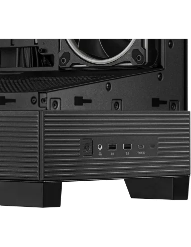Asus A31 Plus TG ARGB BLACK Mid Tower ATX Doble Cristal Templado USB-C Negra