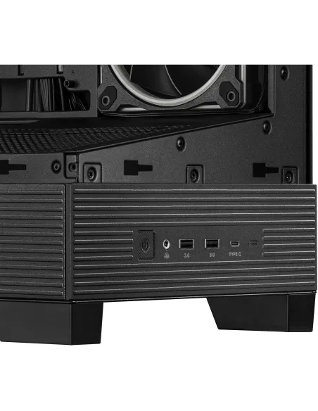 Asus A31 Plus TG ARGB BLACK Mid Tower ATX Doble Cristal Templado USB-C Negra