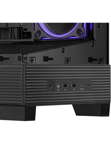 Asus A31 Plus TG ARGB BLACK Mid Tower ATX Doble Cristal Templado USB-C Negra