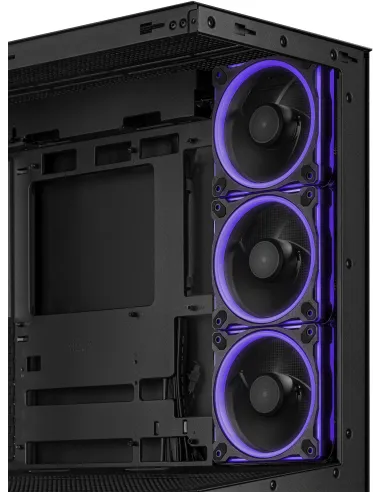 Asus A31 Plus TG ARGB BLACK Mid Tower ATX Doble Cristal Templado USB-C Negra