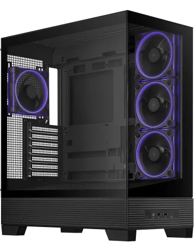 Asus A31 Plus TG ARGB BLACK Mid Tower ATX Doble Cristal Templado USB-C Negra