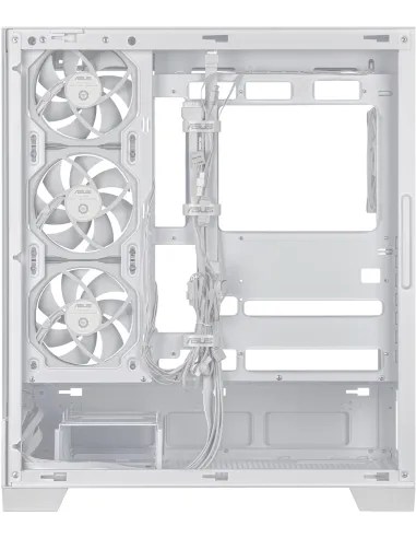 Asus A31 Plus TG ARGB WHITE Mid Tower ATX Doble Cristal Templado USB-C Blanca