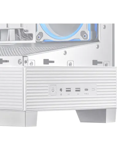 Asus A31 Plus TG ARGB WHITE Mid Tower ATX Doble Cristal Templado USB-C Blanca